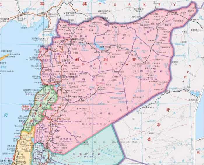 世界旅游地图揽胜—亚洲叙利亚